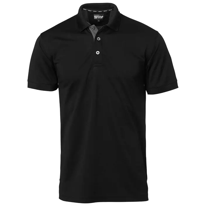 South West Somerton polo shirt, Black, large image number 0