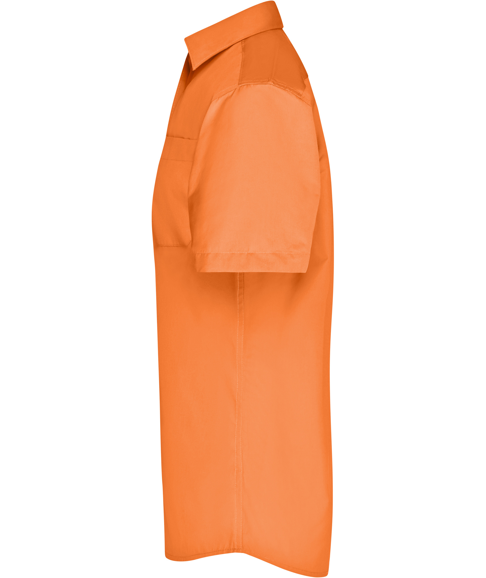James & Nicholson classic fit kort&aelig;rmet skjorte, Orange, large image number 3
