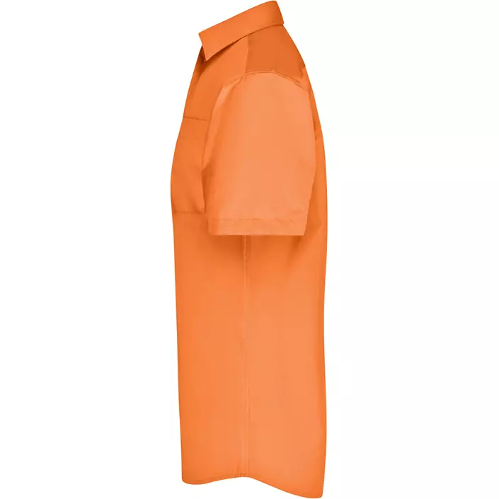 James & Nicholson modern fit short-sleeved shirt, Orange, large image number 3