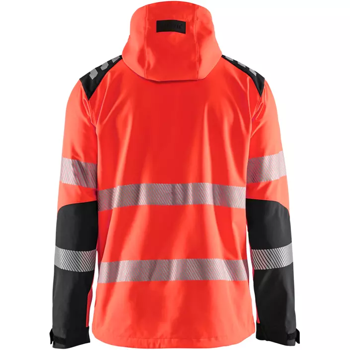 Blåkläder softshelljacka, Varsel Röd/Svart, large image number 2