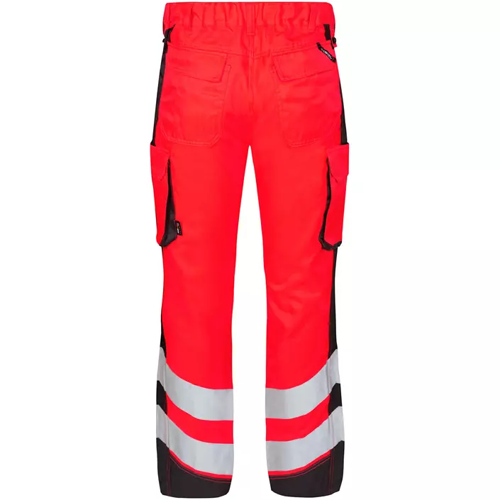 Engel Safety Light work trousers, Hi-vis Red/Black, large image number 1