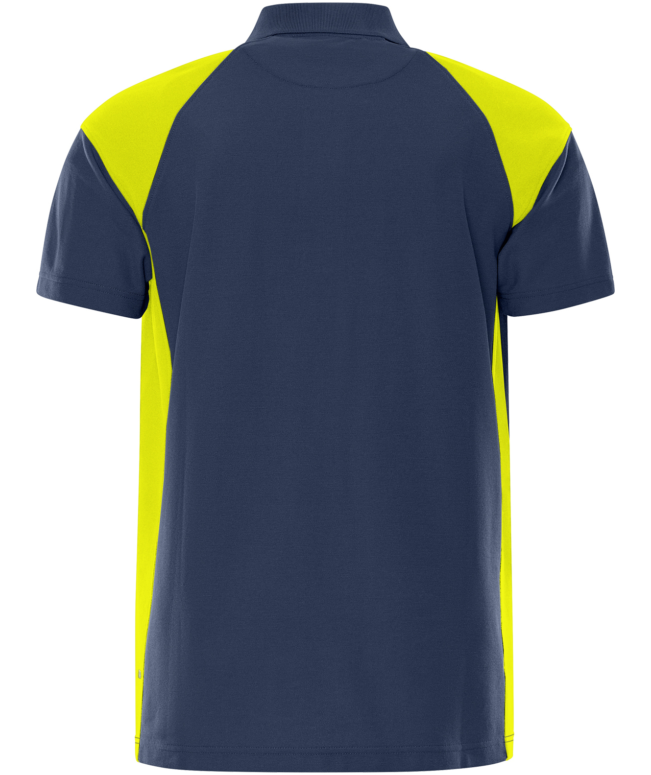 Fristads Heavy polo T-shirt 7047 GPM, Marine/Hi-Vis yellow, large image number 1