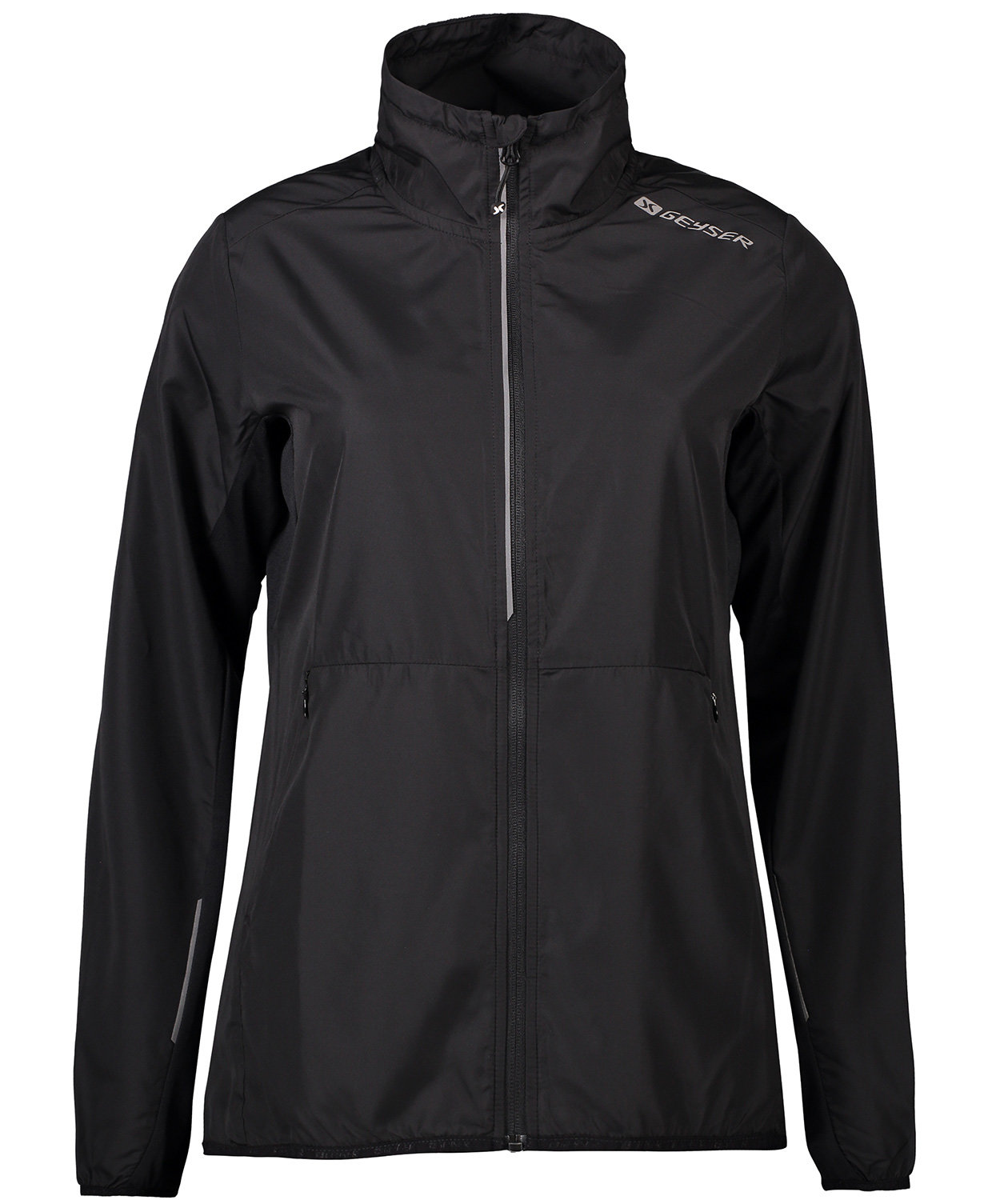 Ladies black running online jacket