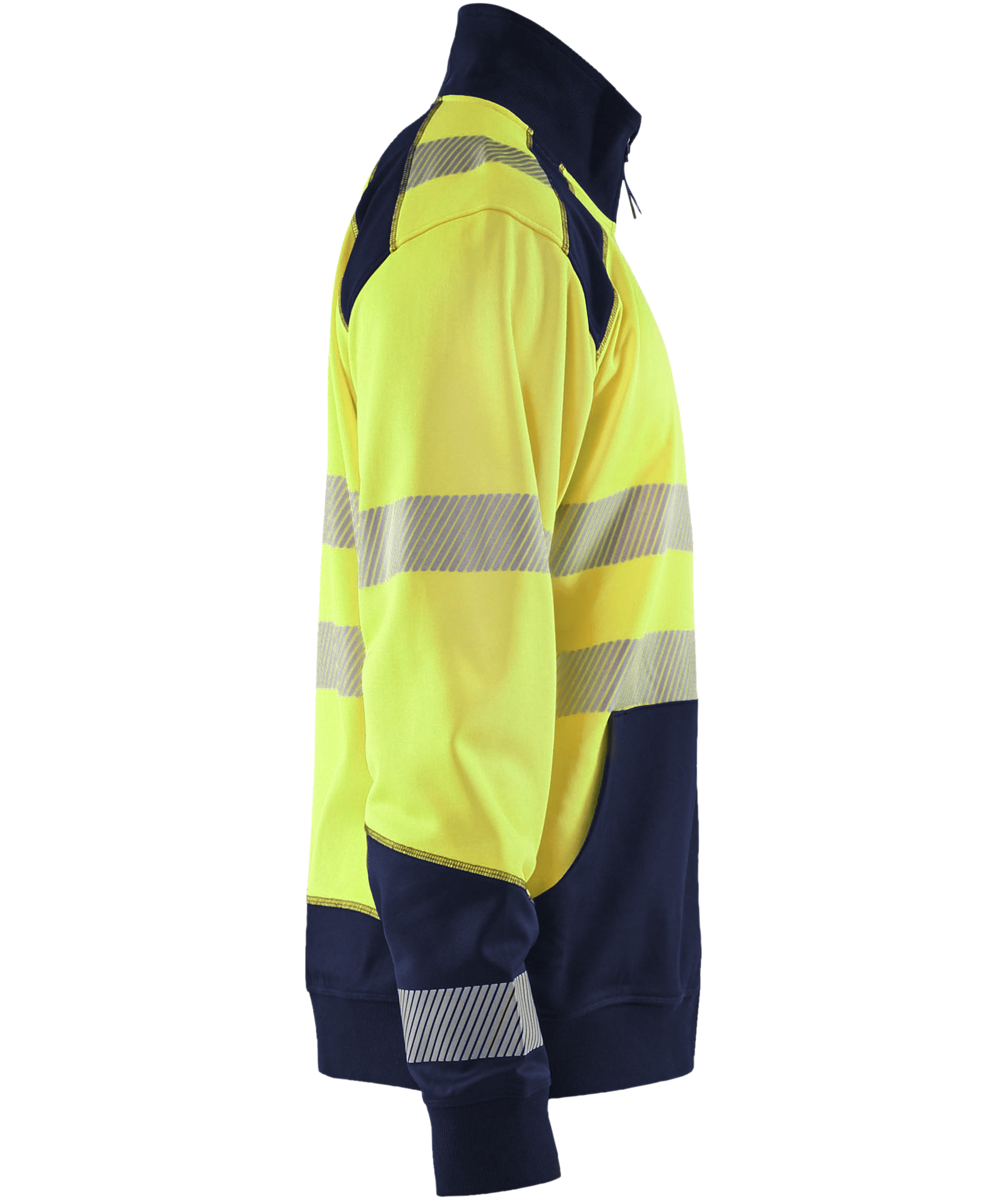 Bl&aring;kl&auml;der cardigan, Hi-Vis yellow/marine, large image number 2