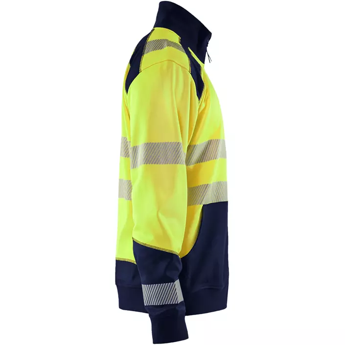 Blåkläder Cardigan, Hi-Vis gelb/marine, large image number 2
