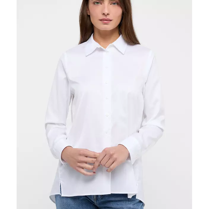 Eterna Casual Luxury Loose fit dameskjorte, Off White, large image number 1