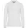 Clique Premium women's long-sleeved polo shirt, White, White, swatch