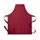 Segers 4078 bib apron with pocket, Red, Red, swatch