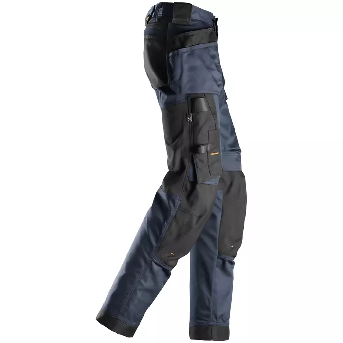 Snickers AllroundWork women's craftsman trousers 6247, Navy/Black, large image number 2