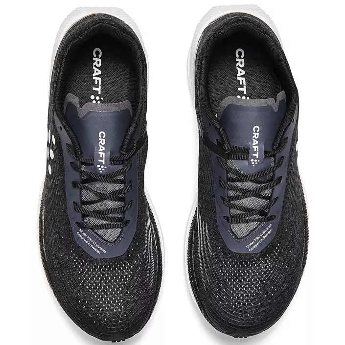 Craft PRO Endur Distance women's running shoes, Black/white, large image number 2