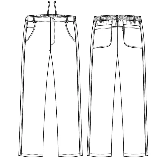 Kentaur trousers, Pepita Checkered Black/White, large image number 2