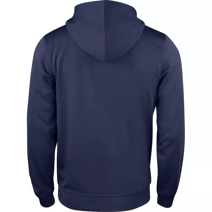 Clique Basis Active hoodie med blixtlås, Mörk Marinblå, large image number 1