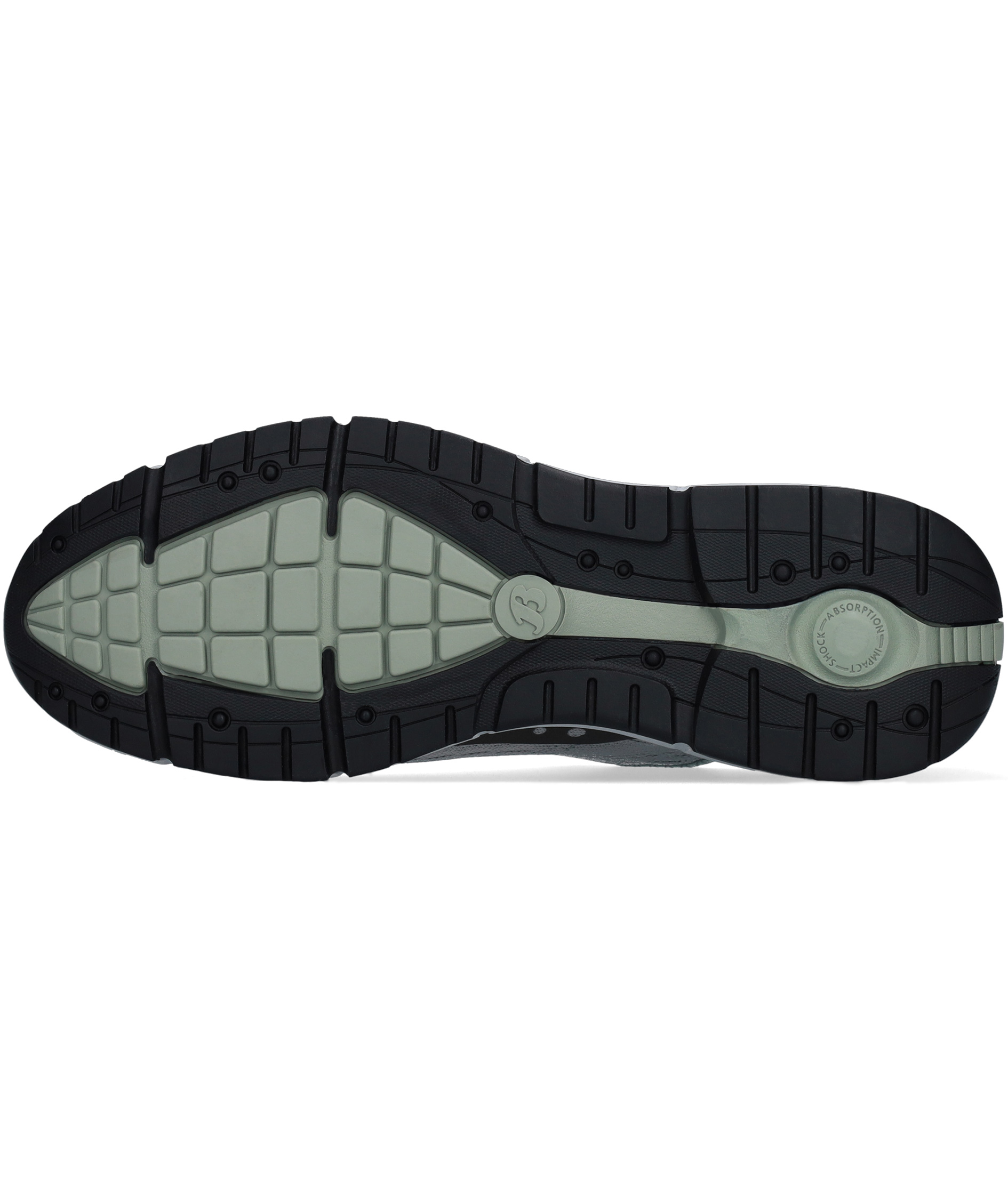 Bata women's safety shoes S1P, Black/White/Green, large image number 2