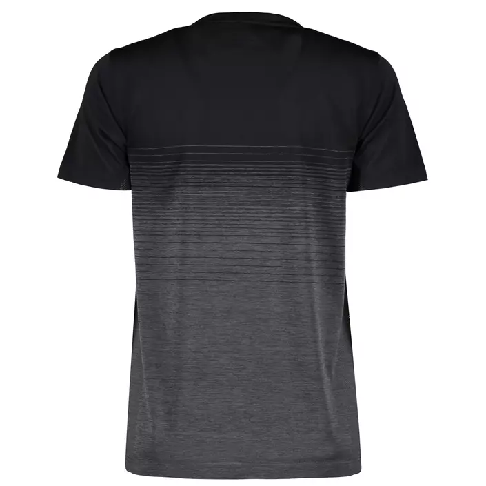 GEYSER seamless striped women's T-shirt, Black, large image number 2