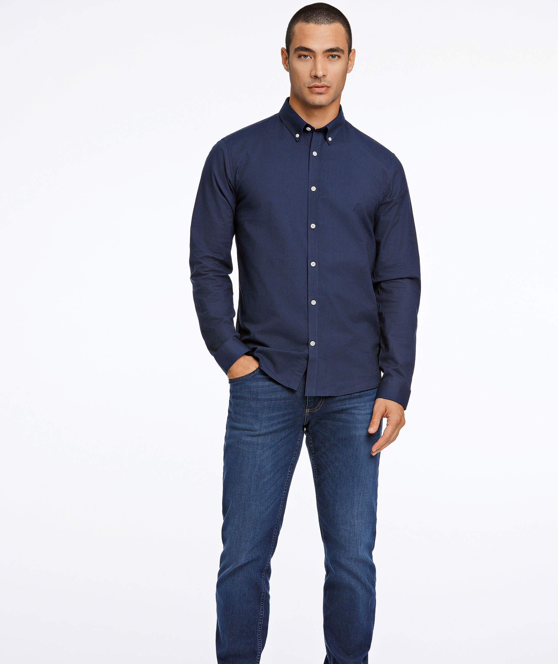 Lindbergh Oxford superflex shirt