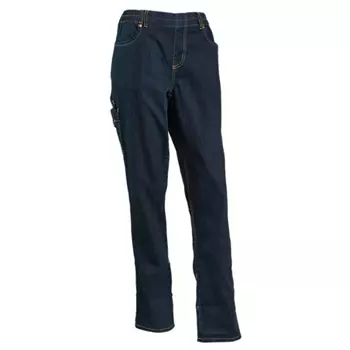 Nybo Workwear pull-on trousers, Denim blue