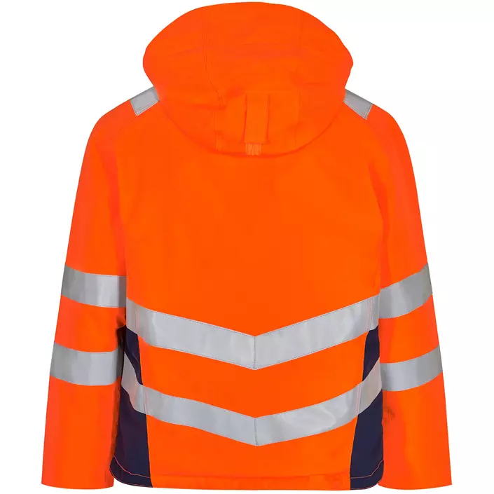 Engel Safety dame vinterjakke, Orange/Blue Ink, large image number 1
