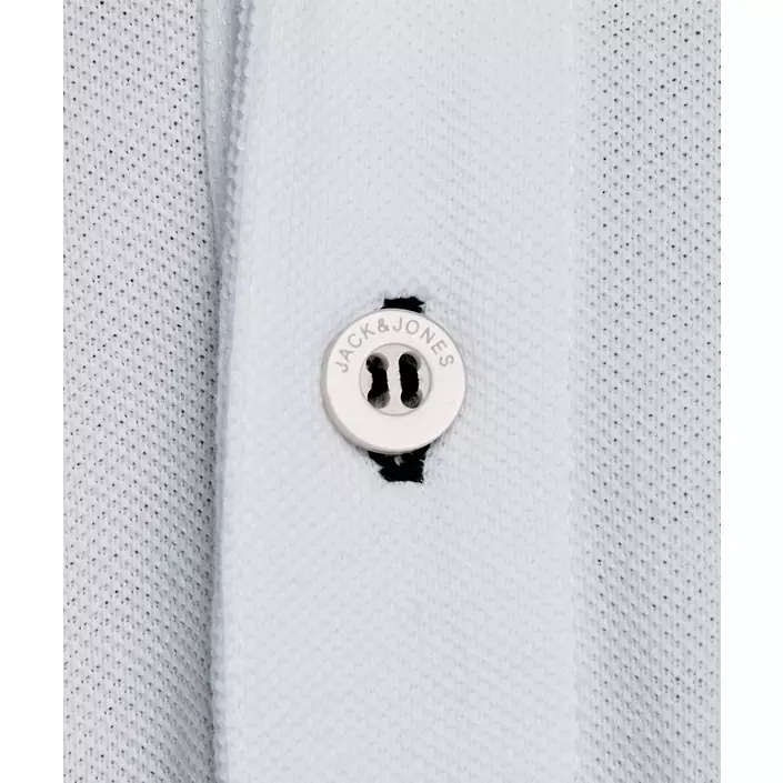 Jack & Jones JJEPAULOS kortermet polo T-skjorte, Hvit, large image number 3