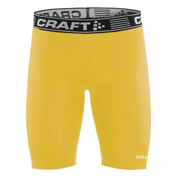 Craft Pro Control compression tights, Sweden yellow