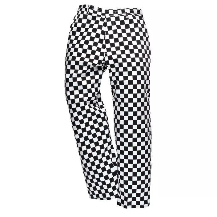 Portwest chefs trousers, Black/White, large image number 2