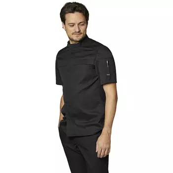 Kentaur Biker short-sleeved chefs-/server jacket, Black