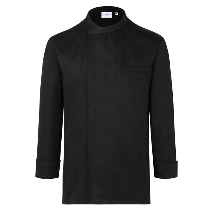 Karlowsky Basic long-sleeved chefs t-shirt, Black, large image number 0