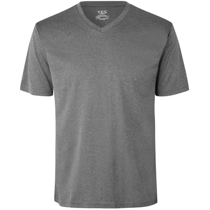 ID Yes Active T-shirt, Grå melange, large image number 0