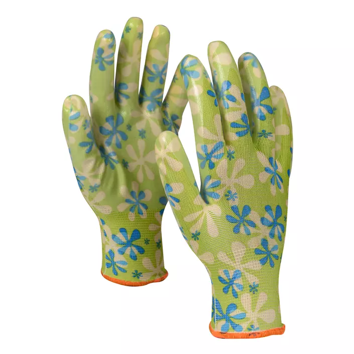 OX-ON Garden Basic 5003 work gloves, Green/Blue, Green/Blue, large image number 0