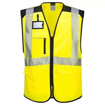 Portwest PW3 reflective safety vest, Hi-vis Yellow/Black