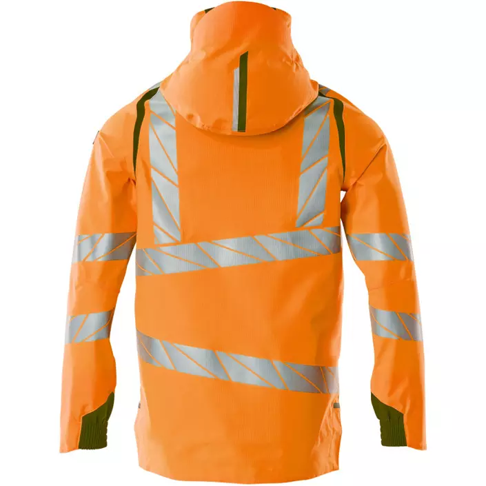 Mascot Accelerate Safe shell jacket, Hi-Vis Orange/Moss, large image number 1