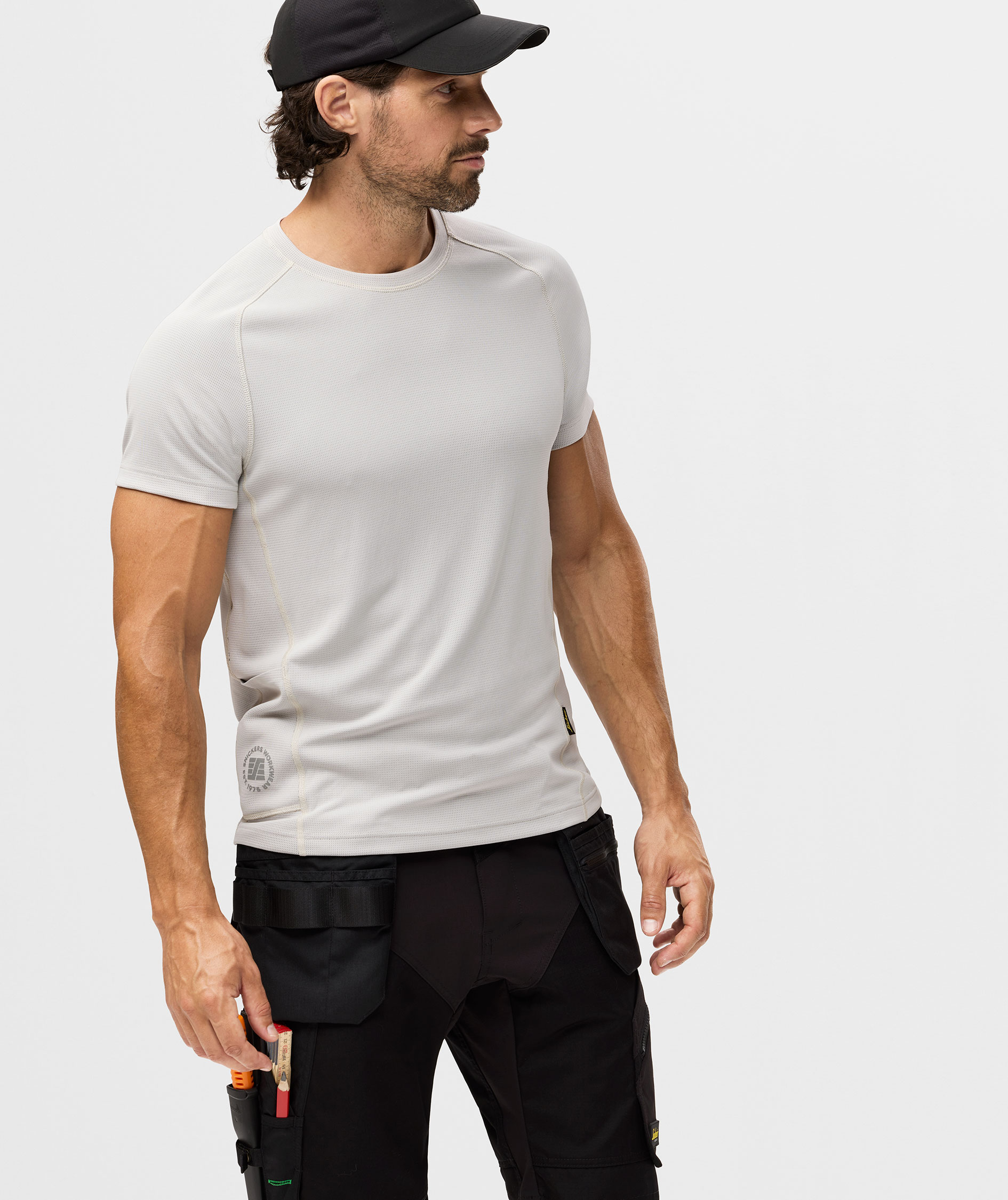 Snickers Stay Fresh T-shirt 2556, Ice Grey, large image number 1