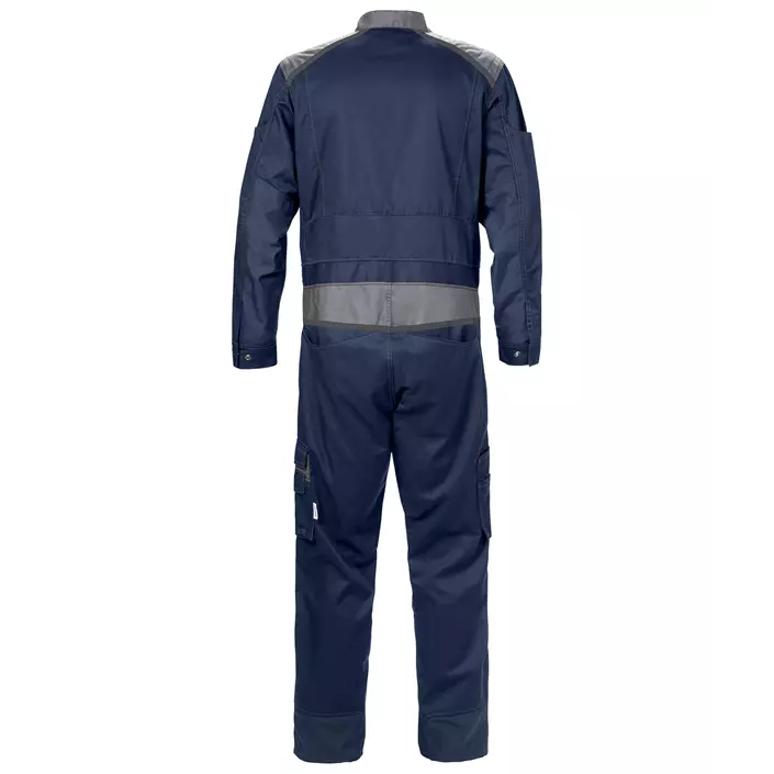 Fristads coverall 8555, Marine Blue/Grey, large image number 3
