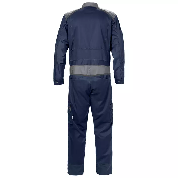 Fristads coverall 8555, Marine Blue/Grey, large image number 3