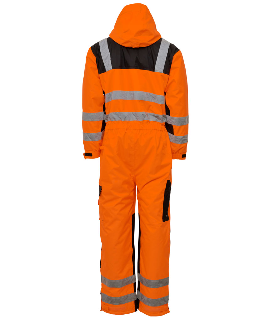 ELKA Visible Xtreme thermal coverall, Hi-Vis Orange/Black