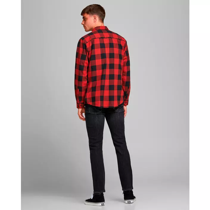 Jack & Jones JJEGINGHAM Slim fit lumberjack shirt, Brick Red, large image number 2