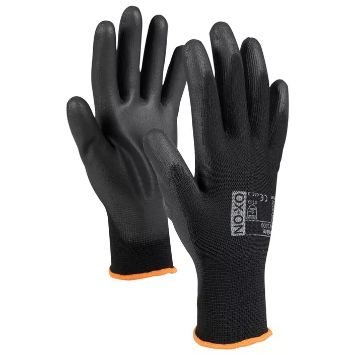 OX-ON Flexible Basic 1000 work gloves  (box with 144 pairs), Black, large image number 1