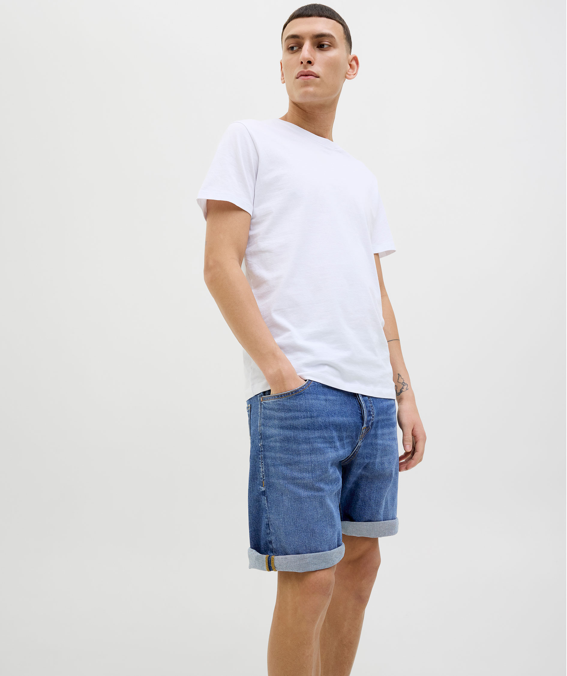 Jack & Jones JJIRICK JJORIGINAL AM360 shorts, Blue Denim, large image number 1