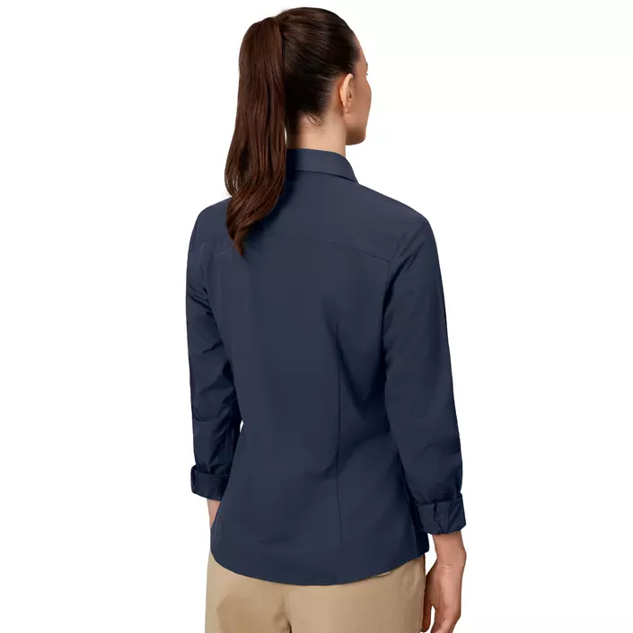 Seven Seas hybrid Modern fit skjorta dam, Navy, large image number 2