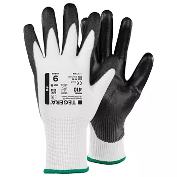 Tegera 410 skærehæmmende handsker Cut B, Hvid/Sort