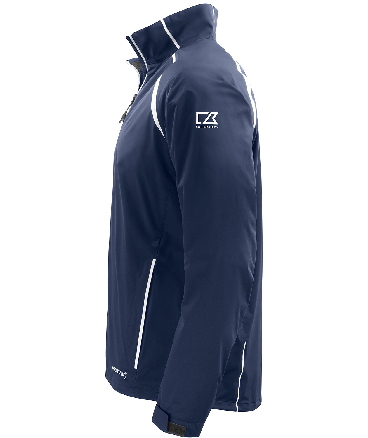 Cutter & Buck North Shore rain jacket, Navy/White, large image number 2