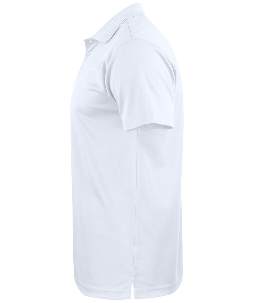 Clique Basic Active  polo shirt, White, large image number 3