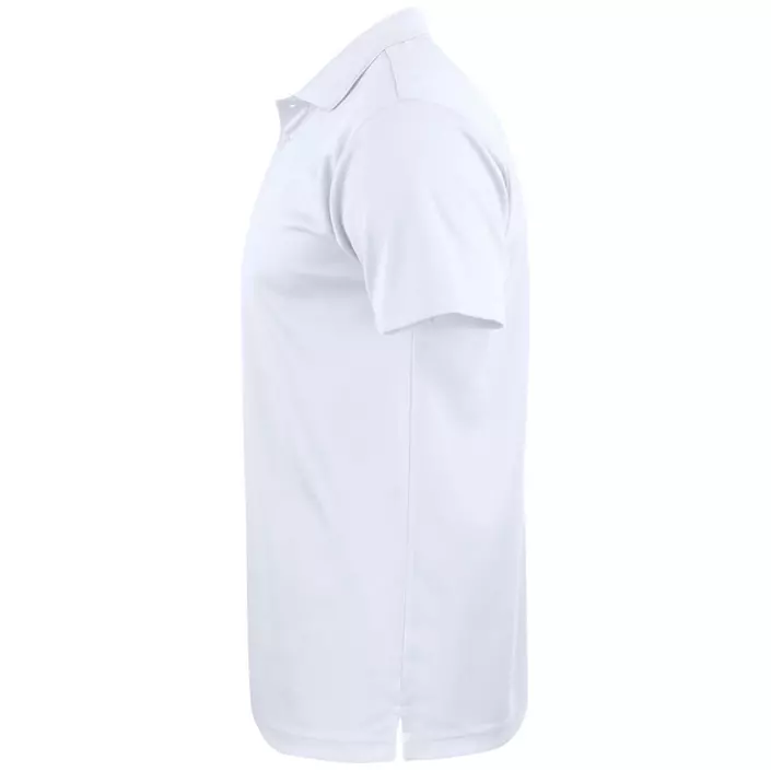 Clique Basic Active  polo T-skjorte, Hvit, large image number 3