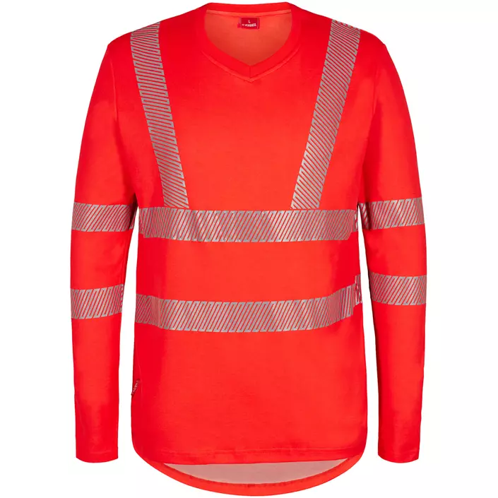 Engel Safety langærmet T-shirt, Rød, large image number 0