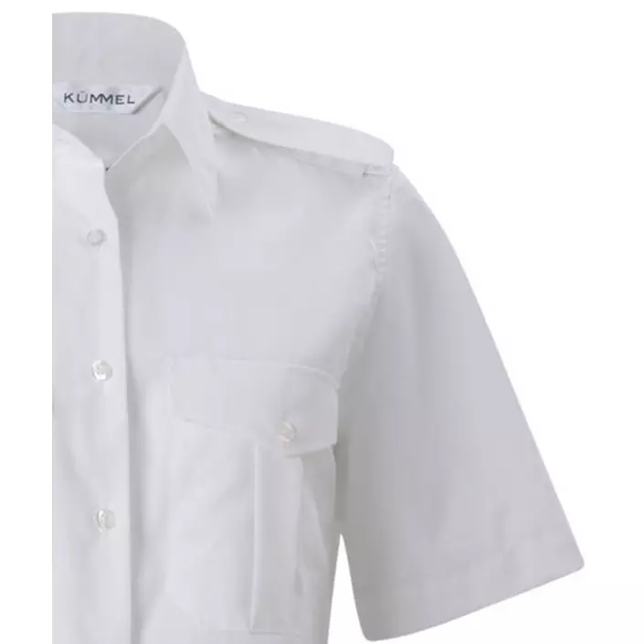 Kümmel Lisa Classic fit kortermet dame pilotskjorte, Hvit, large image number 1