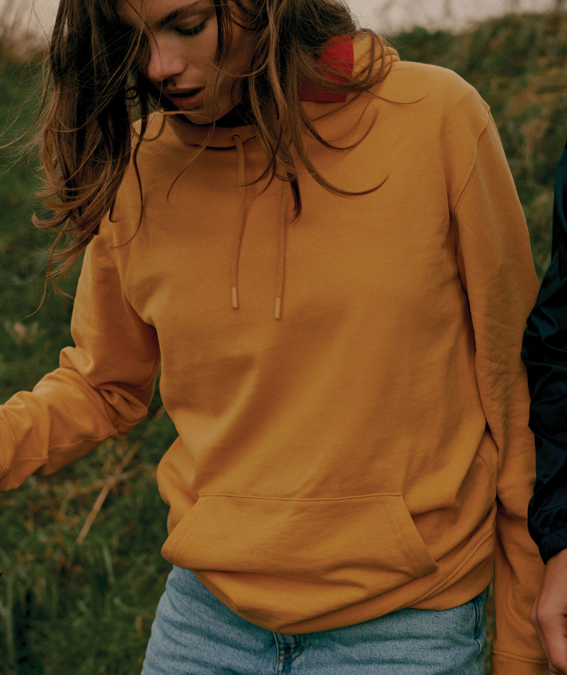 Iqoniq Jasper hoodie, Ochre yellow, large image number 1
