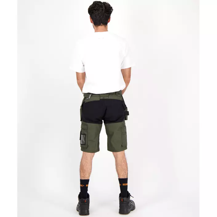 HEROCK Speri hantverksshorts, Dark Khaki/Black, large image number 3