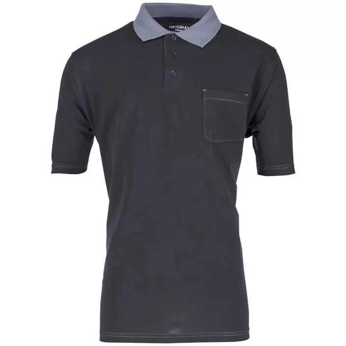 Kramp Original polo shirt, Black/Grey, large image number 0