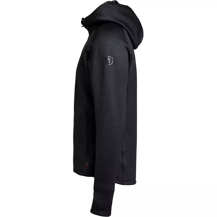 Tenson TXlite hoodie med blixtlås, Black, large image number 4