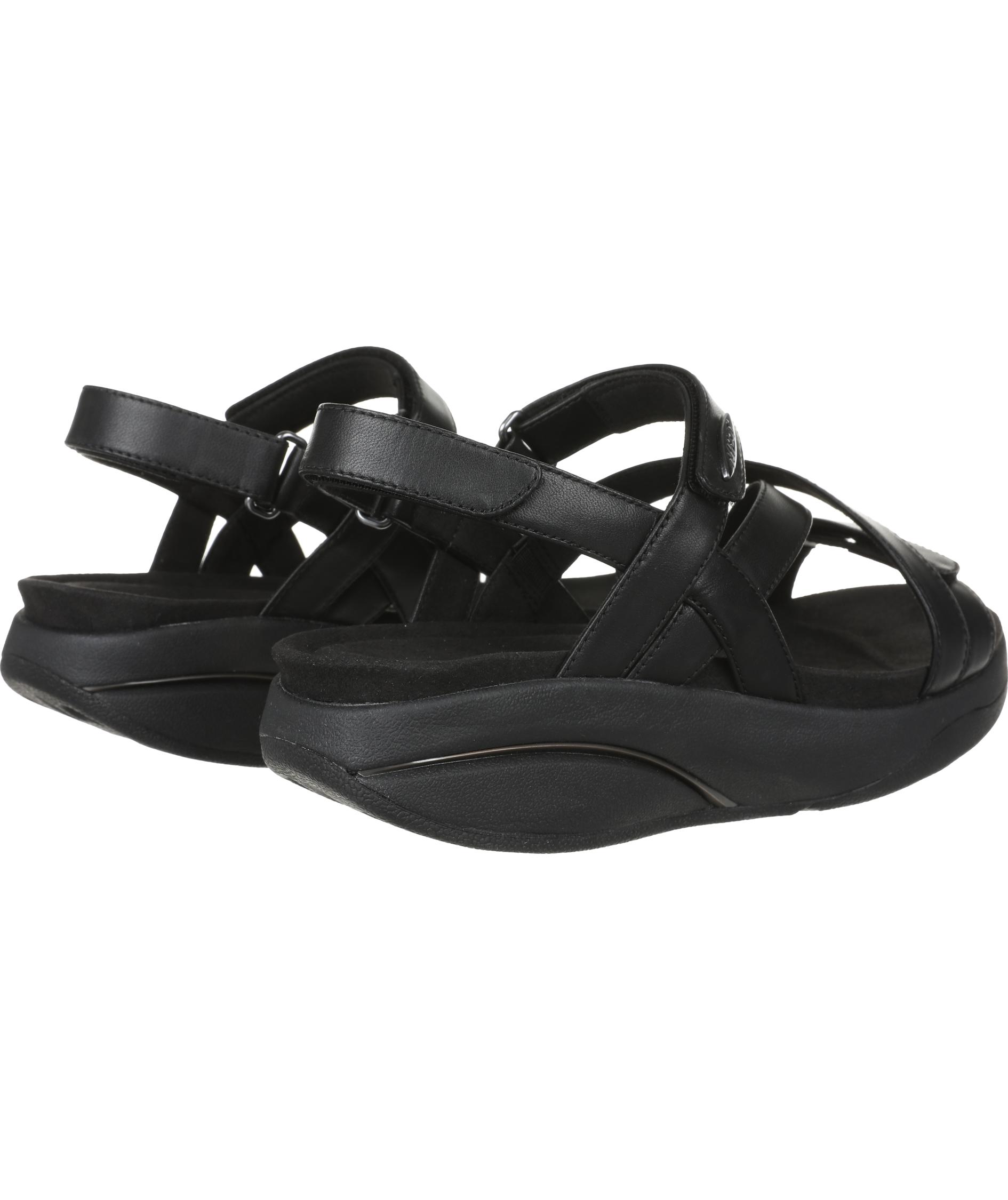 MBT Kiburi dame sandaler, Black, large image number 2