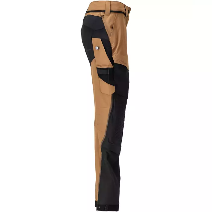Mascot Customized diamond fit Damen Arbeitshose full stretch, Nußbraun/Schwarz, large image number 3
